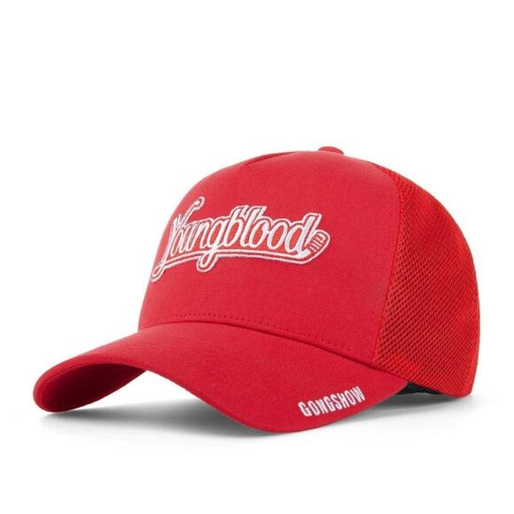 GONGSHOW GEAR | NEW Red ‘Youngblood’ Hockey SnapBack Adjustable Hat - Picture 1 of 9